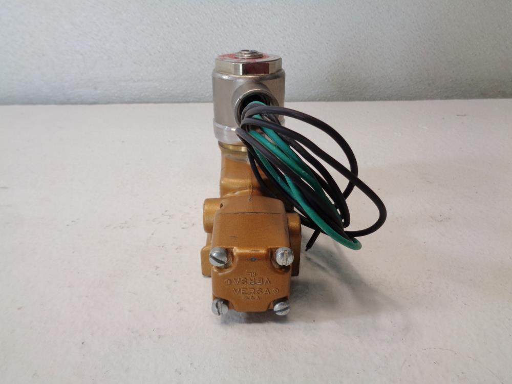 Versa 1/4" 3-Way Solenoid Valve VSG-3321-XX-D012